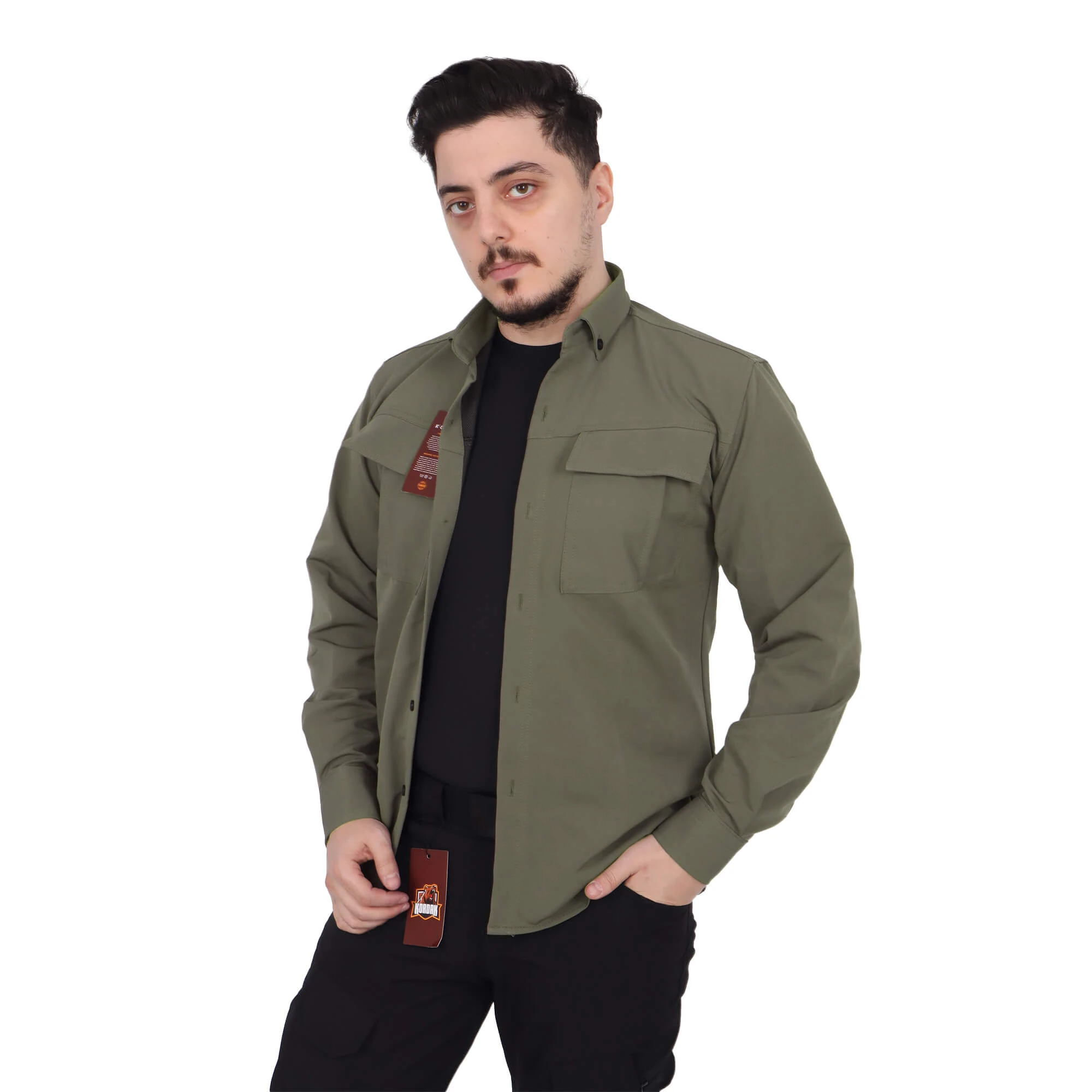 Haki Taktik Gömlek - KORDAK Cephe Serisi